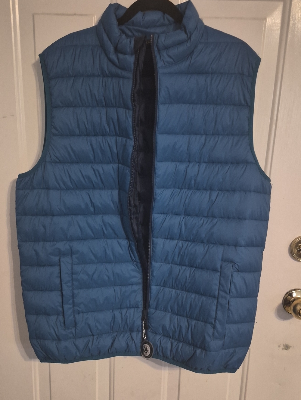 Swiss Tech Sky Blue Quilted Puffer Vest